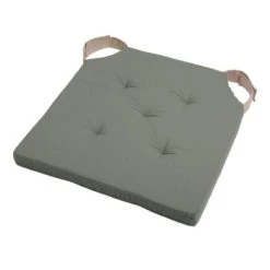 Stof Housses De Chaises Et Galettes De Chaises Coussin De Chaise Attaches Scratchs Noir 38x38 -Housses de canapé Soldes coussin de chaise attaches scratchs kaki 38x38 8