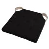 Stof Housses De Chaises Et Galettes De Chaises Coussin De Chaise Attaches Scratchs Noir 38x38 -Housses de canapé Soldes coussin de chaise attaches scratchs noir 38x38 6