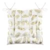 Stof Housses De Chaises Et Galettes De Chaises Coussin De Chaise Beige Et Or En Coton 40x40cm -Housses de canapé Soldes coussin de chaise beige et or en coton 40x40cm