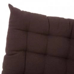 Wadiga Housses De Chaises Et Galettes De Chaises Coussin De Chaise Carré Marron Chocolat - 40x40x7cm -Housses de canapé Soldes coussin de chaise carre marron chocolat 40x40x7cm 4
