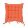 Wadiga Housses De Chaises Et Galettes De Chaises Coussin De Chaise Carré Orange 40x40 -Housses de canapé Soldes coussin de chaise carre orange 40x40 1