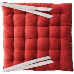 Home Maison Housses De Chaises Et Galettes De Chaises Galette De Chaise à Effet Velours Coton Dark Navy 40 X 40 -Housses de canapé Soldes galette de chaise a effet velours coton dark navy 40 x 40 2