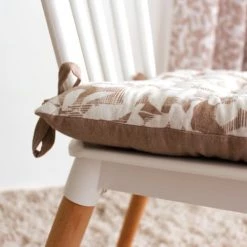 Decostars Housses De Chaises Et Galettes De Chaises Galette De Chaise Ambiance Nature Coton Naturel 38 X 38 -Housses de canapé Soldes galette de chaise ambiance nature coton naturel 38 x 38 2