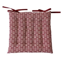 Home Maison Housses De Chaises Et Galettes De Chaises Galette De Chaise Au Style Baroque Coton Lie De Vin 38 X 38 -Housses de canapé Soldes galette de chaise au style baroque coton lie de vin 38 x 38 4
