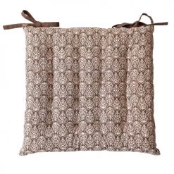 Home Maison Housses De Chaises Et Galettes De Chaises Galette De Chaise Au Style Baroque Coton Vison 38 X 38