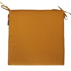 Home Maison Housses De Chaises Et Galettes De Chaises Galette De Chaise Carré En Fibre Synthétique Gris 40x40 -Housses de canapé Soldes galette de chaise carre en fibre synthetique jaune 40x40 2