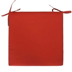 Home Maison Housses De Chaises Et Galettes De Chaises Galette De Chaise Carré En Fibre Synthétique Gris 40x40 -Housses de canapé Soldes galette de chaise carre en fibre synthetique orange 40x40 2