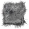 Maison Thuret Housses De Chaises Et Galettes De Chaises Galette De Chaise En Peau De Mouton Islandais Gris 37 X 37 Cm -Housses de canapé Soldes galette de chaise en peau de mouton islandais gris 37 x 37 cm