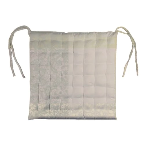 Garnier Thiebaut Housses De Chaises Et Galettes De Chaises Galette De Chaise Enduit Imperméable Beige 38X38 3 Garnier Thiebaut Housses De Chaises Et Galettes De Chaises Galette De Chaise Enduit Imperméable Beige 38X38