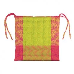 Garnier Thiebaut Housses De Chaises Et Galettes De Chaises Galette De Chaise Enduit Imperméable Multicolore 38X38