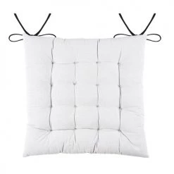 Lovely Casa Housses De Chaises Et Galettes De Chaises Galette De Chaise Esprit Graphique Coton Multicolore 40 X 40 -Housses de canapé Soldes galette de chaise esprit graphique coton multicolore 40 x 40 2