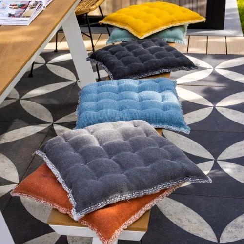 Dutch Decor Housses De Chaises Et Galettes De Chaises Galette De Chaise Noir En Coton 40x40 Cm Uni 6 Dutch Decor Housses De Chaises Et Galettes De Chaises Galette De Chaise Noir En Coton 40x40 Cm Uni – Image 4