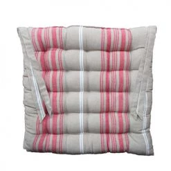 Home Maison Housses De Chaises Et Galettes De Chaises Galette De Chaise Oudoor Au Style D'antan Coton Rouge 40 X 40