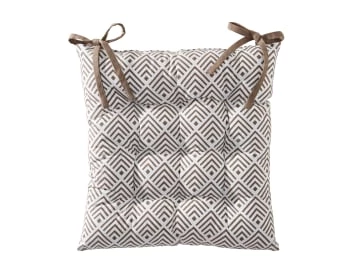 Becquet Housses De Chaises Et Galettes De Chaises Galette De Chaise Réversible Jaune Miel 40x40 En Coton 6 Becquet Housses De Chaises Et Galettes De Chaises Galette De Chaise Réversible Jaune Miel 40x40 En Coton – Image 4