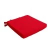 Home Maison Housses De Chaises Et Galettes De Chaises Galette De Chaise Uni En Pur Coton Coton Rouge 38 X 38 -Housses de canapé Soldes galette de chaise uni en pur coton coton rouge 38 x 38 4
