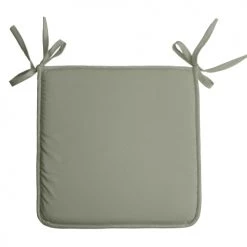 Home Maison Housses De Chaises Et Galettes De Chaises Galette De Chaise Unie Aux Multiples Couleurs Polyester Sauge 38 X 38