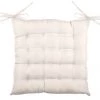 Home Maison Housses De Chaises Et Galettes De Chaises Galette De Chaise Unie En 16 Points Polyester Lin 40 X 40 -Housses de canapé Soldes galette de chaise unie en 16 points polyester lin 40 x 40 1