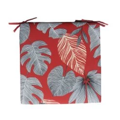 Home Maison Housses De Chaises Et Galettes De Chaises Galette Extérieur En Fibre Synthétique Vert 40x40 -Housses de canapé Soldes galette exterieur en fibre synthetique orange 40x40 5