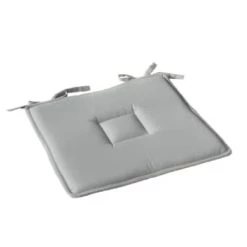 Home Maison Housses De Chaises Et Galettes De Chaises Galette Plate Unie En Coton Passepoil Et Nouettes Coton Gris 40 X 40 -Housses de canapé Soldes galette plate unie en coton passepoil et nouettes coton gris 40 x 40 5