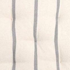 Lovely Casa Housses De Chaises Et Galettes De Chaises Galettes De Chaise 5 Points Anthracite Coton 40x40cm - Lot De 4 -Housses de canapé Soldes galettes de chaise 5 points anthracite coton 40x40cm lot de 4 4