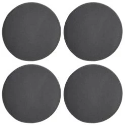 Magma Housses De Chaises Et Galettes De Chaises Galettes De Chaise Anthracite Imitation Feutre - Lot De 4 - Ø 35cm -Housses de canapé Soldes galettes de chaise anthracite imitation feutre lot de 4 oe 35cm 3