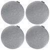 Magma Housses De Chaises Et Galettes De Chaises Galettes De Chaise Gris Chiné Imitation Feutre - Lot De 4 - Ø 35cm -Housses de canapé Soldes galettes de chaise gris chine imitation feutre lot de 4 oe 35cm