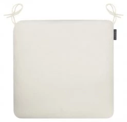 Magma Housses De Chaises Et Galettes De Chaises Galettes De Chaises Confort Exterieur à Nouer Beige -Lot De 4-44x44