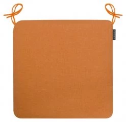 Magma Housses De Chaises Et Galettes De Chaises Galettes De Chaises Confort Exterieur à Nouer Orange - Lot De 4-44x44