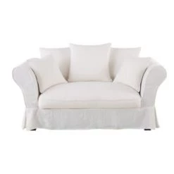 Maisons Du Monde Housses De Canapé Housse De Canapé 2 Places En Lin Froissé Bleu Nuit 11 Maisons Du Monde Housses De Canapé Housse De Canapé 2 Places En Lin Froissé Bleu Nuit -Housses de canapé Soldes housse de canape 2 places en lin froisse blanc roma 1000 1 0 204426 1 4