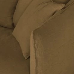 Maisons Du Monde Housses De Canapé Housse De Canapé 2 Places En Lin Froissé Marron Havane -Housses de canapé Soldes housse de canape 2 places en lin froisse marron havane 1000 6 13 221618 3