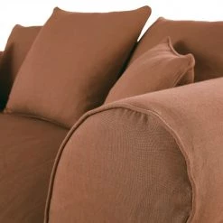 Maisons Du Monde Housses De Canapé Housse De Canapé 2 Places En Lin Froissé Orange De Sienne 7 Maisons Du Monde Housses De Canapé Housse De Canapé 2 Places En Lin Froissé Orange De Sienne -Housses de canapé Soldes housse de canape 2 places en lin froisse orange de sienne 1000 6 37 221601 3