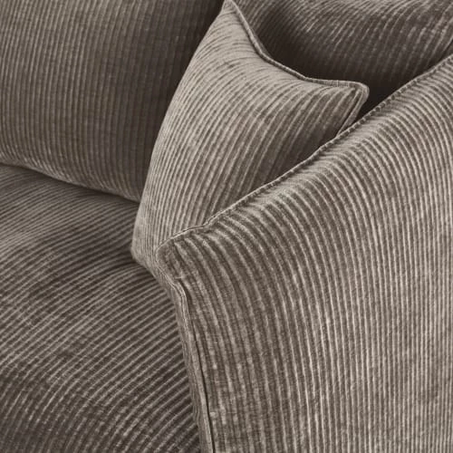 Maisons Du Monde Housses De Canapé Housse De Canapé 2 Places En Velours Côtelé Marron écorce 5 Maisons Du Monde Housses De Canapé Housse De Canapé 2 Places En Velours Côtelé Marron écorce – Image 3