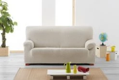 Eysa Housses De Canapé Housse De Canapé 2 Places Extensible écru 140 - 200 Cm -Housses de canapé Soldes housse de canape 2 places extensible ecru 140 200 cm 2