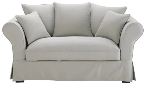 Maisons Du Monde Housses De Canapé Housse De Canapé 2 Places Gris Clair 3 Maisons Du Monde Housses De Canapé Housse De Canapé 2 Places Gris Clair