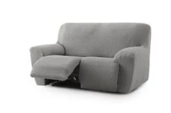 Eysa Housses De Canapé Housse De Canapé 2 Places Relax Extensible écru 150 - 200 -Housses de canapé Soldes housse de canape 2 places relax extensible gris clair 150 200