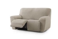Eysa Housses De Canapé Housse De Canapé 2 Places Relax Extensible Taupe 150 - 200