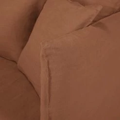 Maisons Du Monde Housses De Canapé Housse De Canapé 3/4 Places En Lin Froissé Orange De Sienne -Housses de canapé Soldes housse de canape 3 4 places en lin froisse orange de sienne 1000 13 20 221625 3