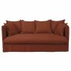 Maisons Du Monde Housses De Canapé Housse De Canapé 3/4 Places En Lin Froissé Terracotta -Housses de canapé Soldes housse de canape 3 4 places en lin froisse terracotta 1000 4 0 204344 1