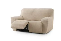 Eysa Housses De Canapé Housse De Canapé 3 Places Relax Extensible Beige 200 - 260 Cm