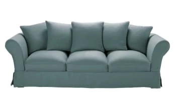 Maisons Du Monde Housses De Canapé Housse De Canapé 4/5 Places En Lin Froissé Ocre 8 Maisons Du Monde Housses De Canapé Housse De Canapé 4/5 Places En Lin Froissé Ocre – Image 6