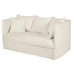 Maisons Du Monde Housses De Canapé Housse De Canapé Convertible 2 Places En Lin Froissé Blanc 10 Maisons Du Monde Housses De Canapé Housse De Canapé Convertible 2 Places En Lin Froissé Blanc -Housses de canapé Soldes housse de canape convertible 2 places en lin froisse blanc 1000 12 15 204318 3