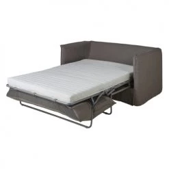 Maisons Du Monde Housses De Canapé Housse De Canapé Convertible 2 Places En Lin Supérieur Gris -Housses de canapé Soldes housse de canape convertible 2 places en lin superieur gris 1000 2 15 204359 3