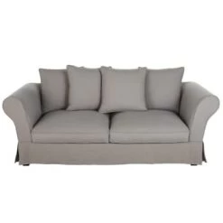 Maisons Du Monde Housses De Canapé Housse De Canapé Convertible 3/4 Places (12 Cm) En Lin Froissé Beige Ficelle 13 Maisons Du Monde Housses De Canapé Housse De Canapé Convertible 3/4 Places (12 Cm) En Lin Froissé Beige Ficelle -Housses de canapé Soldes housse de canape convertible 3 4 places 12 cm en lin froisse gris clair roma 1000 4 20 204446 1