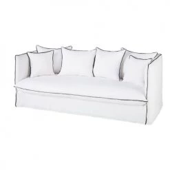 Maisons Du Monde Housses De Canapé Housse De Canapé Convertible 3/4 Places En Lin Froissé Blanc à Volants 10 Maisons Du Monde Housses De Canapé Housse De Canapé Convertible 3/4 Places En Lin Froissé Blanc à Volants -Housses de canapé Soldes housse de canape convertible 3 4 places en lin froisse blanc a volants 1000 5 18 204362 3