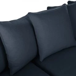 Maisons Du Monde Housses De Canapé Housse De Canapé D'angle Convertible En Lin Froissé Bleu Nuit 11 Maisons Du Monde Housses De Canapé Housse De Canapé D'angle Convertible En Lin Froissé Bleu Nuit -Housses de canapé Soldes housse de canape d angle convertible en lin froisse bleu nuit 1000 0 9 204476 4