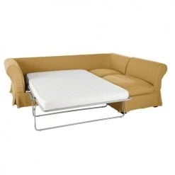 Housses de canapé Soldes -Housses de canapé Soldes housse de canape d angle convertible en lin froisse ocre 1000 2 11 204478 2