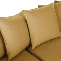 Maisons Du Monde Housses De Canapé Housse De Canapé D'angle Convertible En Lin Froissé Ocre 11 Maisons Du Monde Housses De Canapé Housse De Canapé D'angle Convertible En Lin Froissé Ocre -Housses de canapé Soldes housse de canape d angle convertible en lin froisse ocre 1000 2 11 204478 4