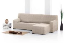 Eysa Housses De Canapé Housse De Canapé En L Droite B/c écru 250 - 360 Cm -Housses de canapé Soldes housse de canape en l droite b c ecru 250 360 cm 2