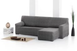 Eysa Housses De Canapé Housse De Canapé En L Droite B/c Gris Foncé 250 - 360 Cm -Housses de canapé Soldes housse de canape en l droite b c gris fonce 250 360 cm 2