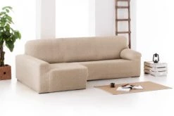 Eysa Housses De Canapé Housse De Canapé En L Gauche Extensible Beige 250 - 360 Cm -Housses de canapé Soldes housse de canape en l gauche extensible beige 250 360 cm 3